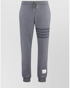 Thom Browne Wool Track Trousers - Grey