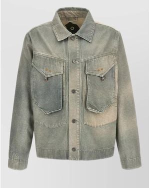 Objects IV Life Denim Shirt Jacket - Gray