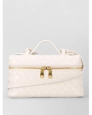Bottega Veneta Bang Vanity Case Leather Shoulder Bag - Natural