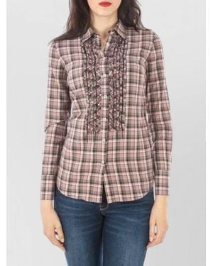 Fred Perry Plaid Cotton Shirt - Red