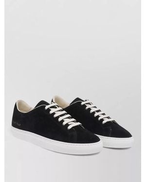 Common Projects Suede Low Top Trainers With Rubber Sole - Multicolour
