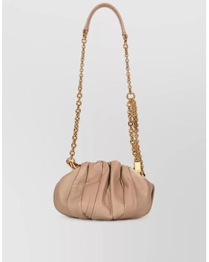 Chloé Leather Clutch Bag - White