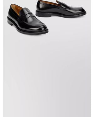 Doucal's Leather Loafers - Black