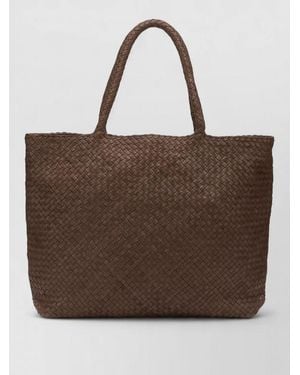 Officine Creative Leather Shoulder Bag - Brown