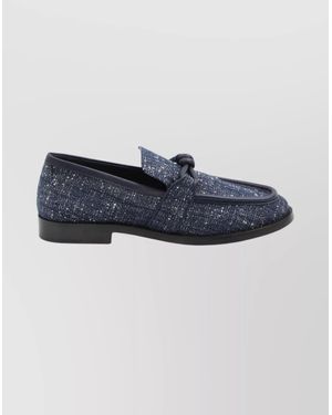 Bottega Veneta Denim Loafers - Blue