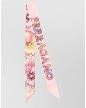 Ferragamo Silk Scarf - Pink