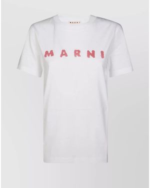Marni Cotton T-Shirt - White