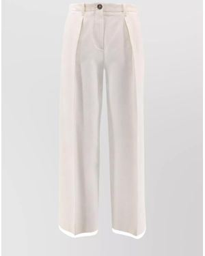 【ブルネロクチネリ】 Trousers - Cropped Trousers パンツ Brunello Cucinelli Pants for Women | Online Sale up to 63