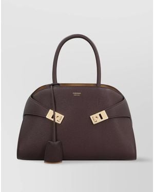 Ferragamo The Hug Bag Small Leather Tote Bag - Multicolor