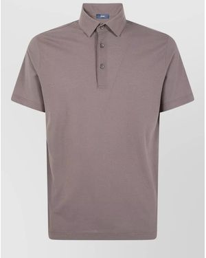 Herno Cotton Short-Sleeve Polo Shirt - Multicolour