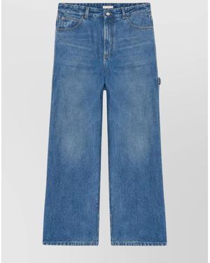 1989 STUDIO Denim Wide-Leg Trousers - Blue