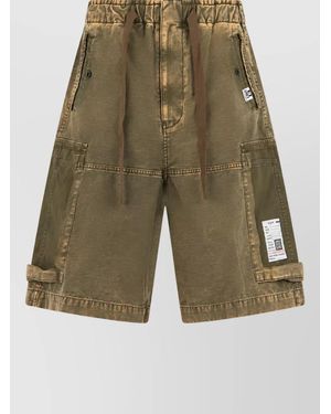 Maison Mihara Yasuhiro Cotton Cargo Shorts - Green
