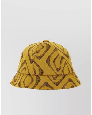 Needles Printed Bucket Hat - Yellow