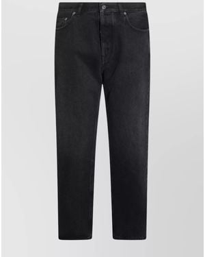 Off-White c/o Virgil Abloh Denim Straight-Leg Jeans - Black