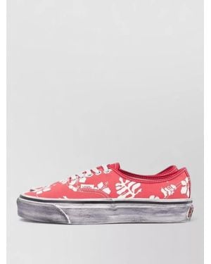 Vans Floral-Print Canvas Low-Top Trainers - Pink