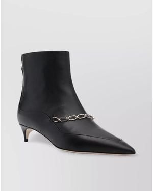 Malone Souliers Leather Ankle Boots - Black