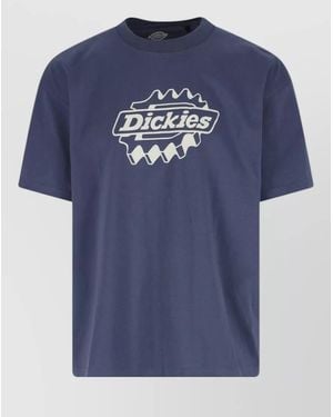 Dickies Crew Neck Short Sleeve Shirt Casual - Blue