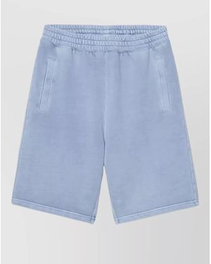Carhartt Fleece Shorts Side Pockets Rear Pocket - Blue