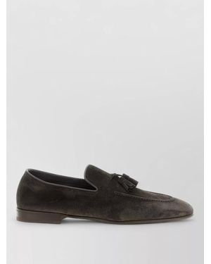 Brunello Cucinelli Leather Penny Loafers - Black