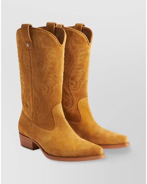 1989 STUDIO Cowboy Boots - Brown