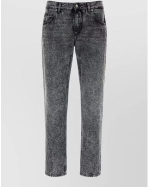 Dolce & Gabbana Denim Jeans Five Pocket Design Belt Loops - Grey