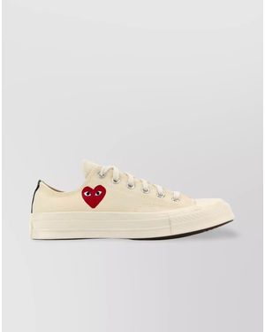 COMME DES GARÇONS PLAY Canvas Low-Top Trainers - Natural