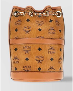 MCM Aren Bucket Bag - Brown
