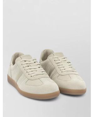 Tom Ford Archer Lace Up Low Top Sneakers - Natural