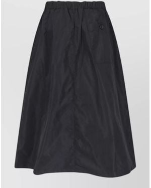 Aspesi Midi Pleated Skirt - Blue