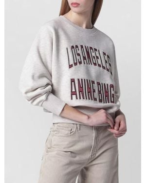 Anine Bing Shrunken Sweatshirt - Gray