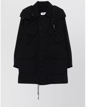 Junya Watanabe Nylon Parka Jacket - Black