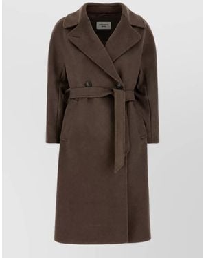 Weekend by Maxmara Virgin Wool Coat - Brown