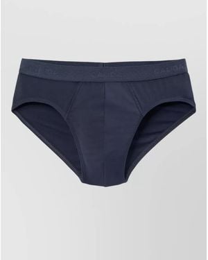 CALIDA Seamless Slip Underwear Elastic Waistband - Blue