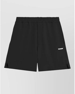 Barrow Casual Shorts Side Slits Design - Black