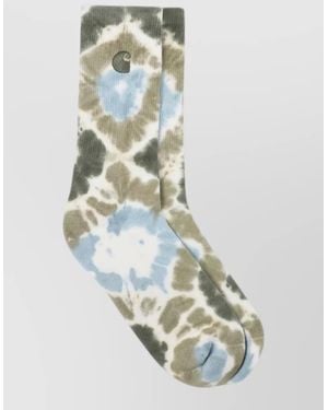 Carhartt Cusco Ribbed Ankle Socks Tie Dye - Blue