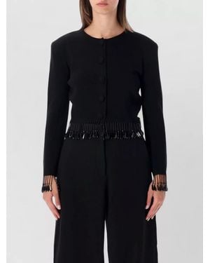 By Malene Birger Viscose Knit Cardigan - Black