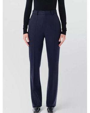 Ralph Lauren Wool Flared Suit Trousers - Blue