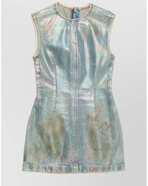 Acne Studios Denim Sleeveless Mini Dress - Blue