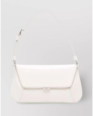 AMINA MUADDI Ami Mini Leather Shoulder Bag - Natural