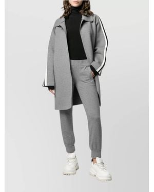Norma Kamali Slim-Fit Turtleneck Long-Sleeve Top - Blue