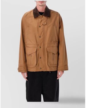 Junya Watanabe Utility Jacket Featuring Flap Pockets - Brown
