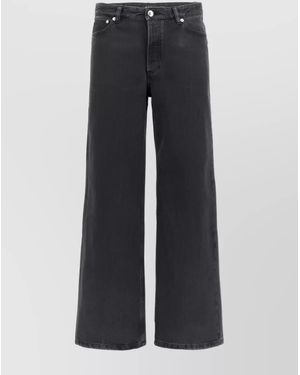 A.P.C. Denim Wide-Leg Jeans - Blue