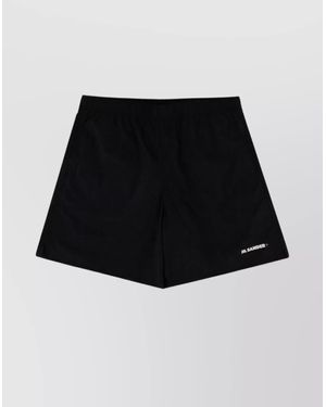 Jil Sander Logo Swim Shorts - Black