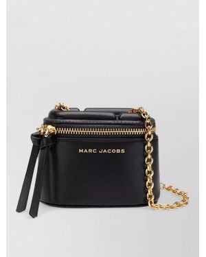 Marc Jacobs The Vanity Mini Leather Mini Bag - Black