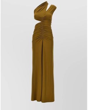 Atlein Cutout Maxi Dress - Green