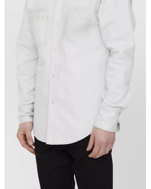Maison Margiela Shirt Denim Cotton Chest Pocket - White
