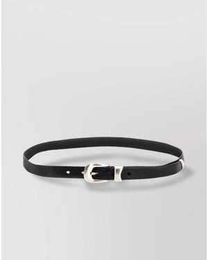Our Legacy Leather Belt - Metallic