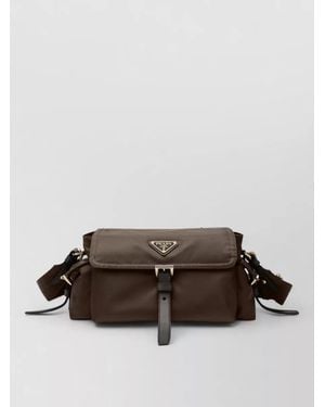 Prada Na Shoulder Bag - Brown