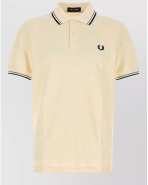 Fred Perry Piqué Polo Shirt - Natural