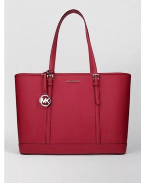 Michael Kors Leather Tote Bag - Red